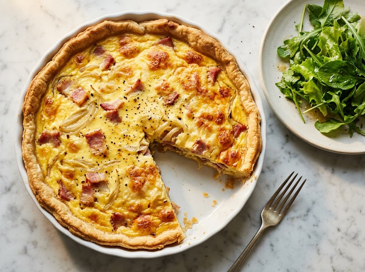 Quiche Lorraine - french dinner recipe
