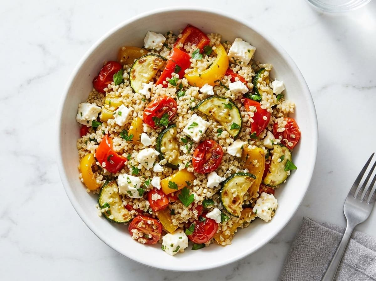 Roasted Vegetable & Feta Bowl