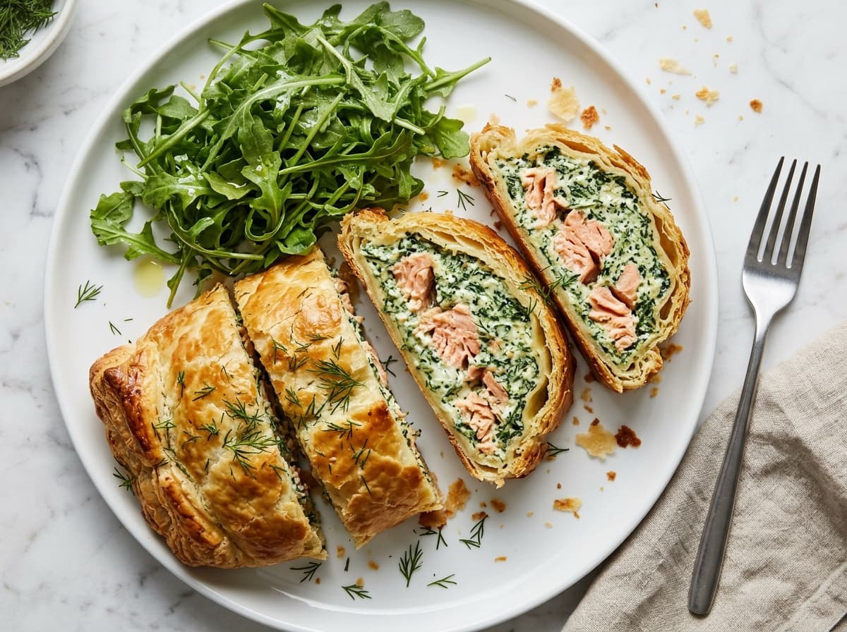 Salmon en Croûte - french dinner recipe