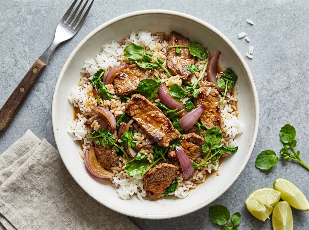 Shaking Beef & Watercress