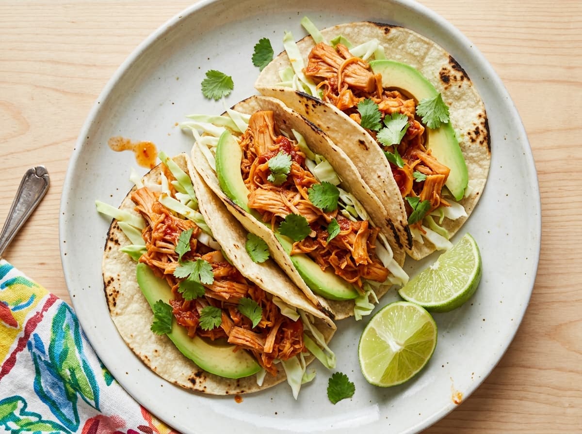 Smoky Jackfruit Tacos - mexican dinner recipe