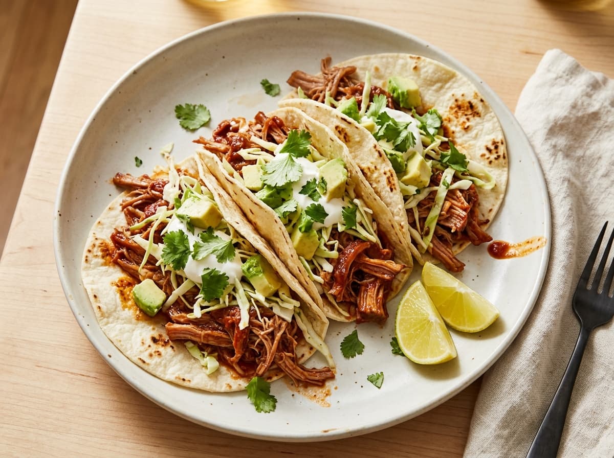 Smoky Pulled Pork Tacos - mexican dinner recipe