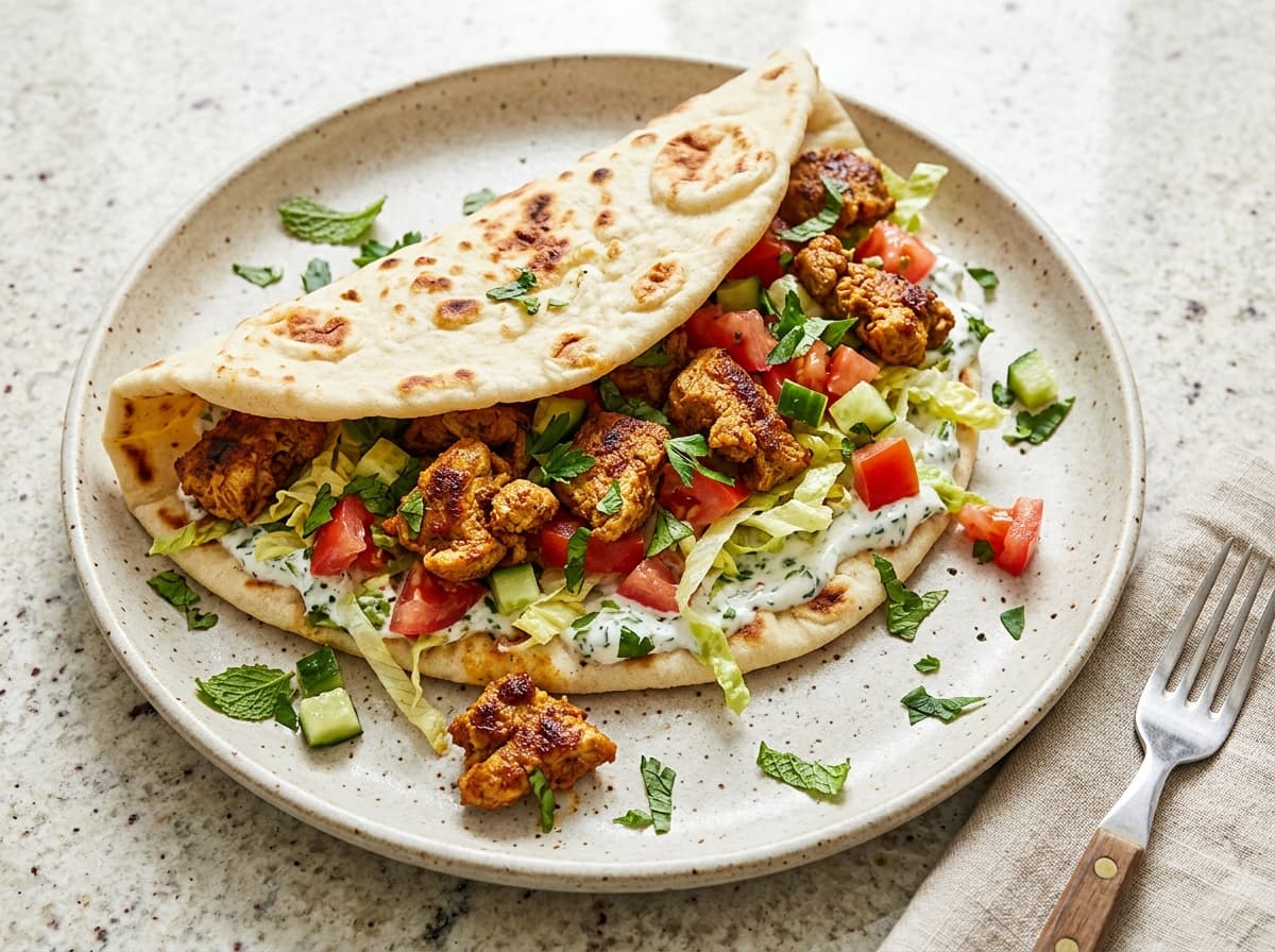 Spiced Lamb Flatbread - mediterranean dinner recipe