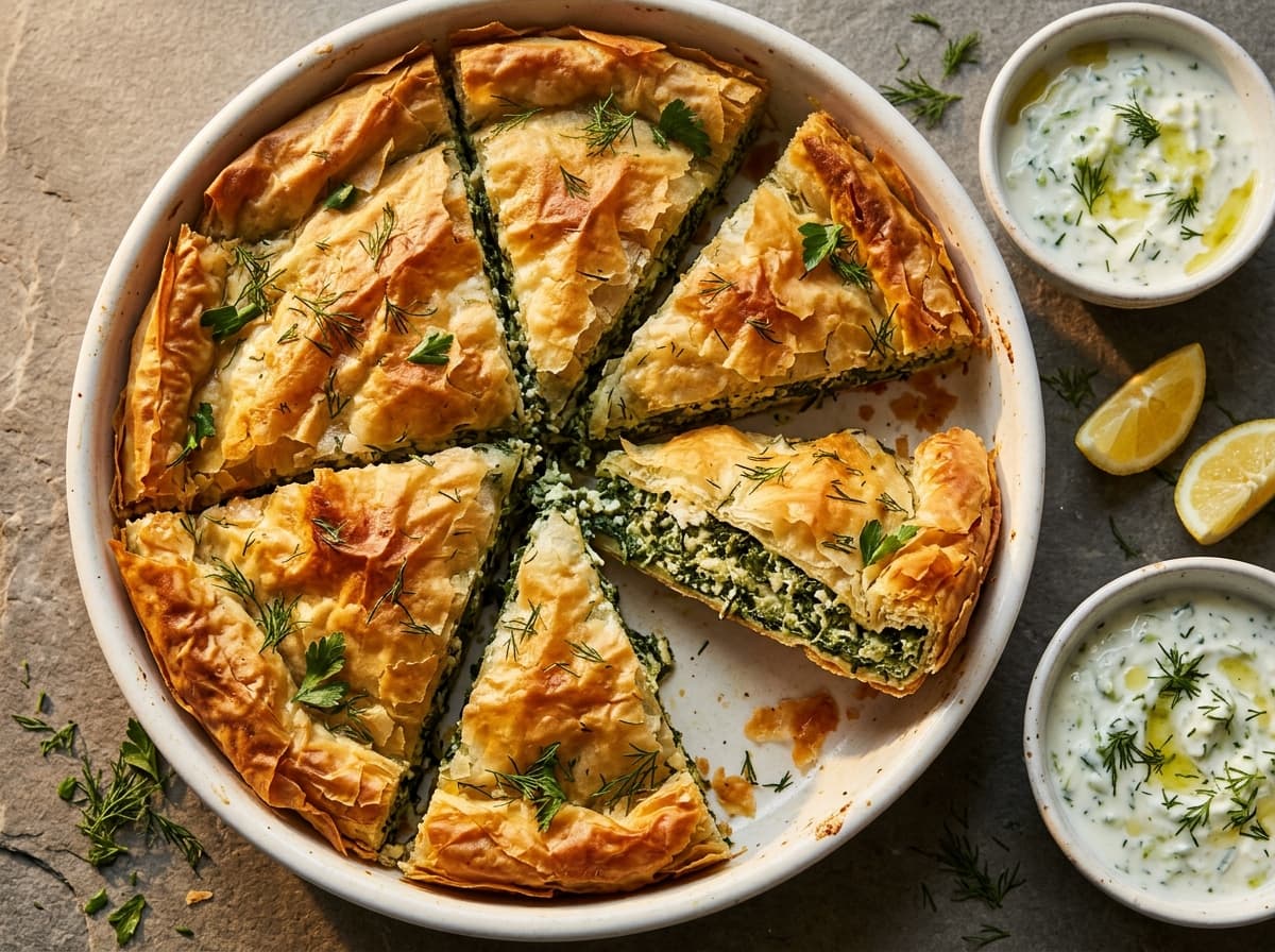 Spinach Feta Börek Pie