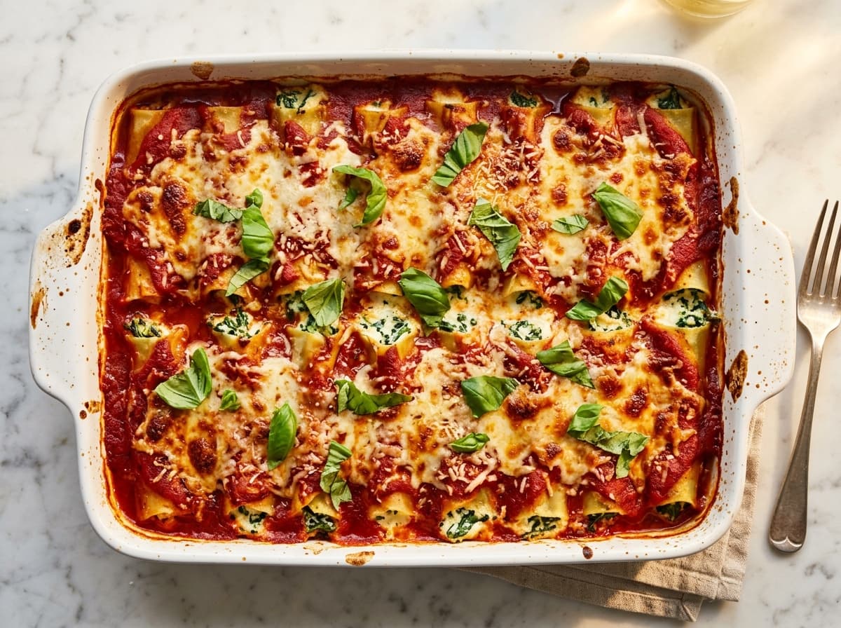 Spinach & Ricotta Cannelloni