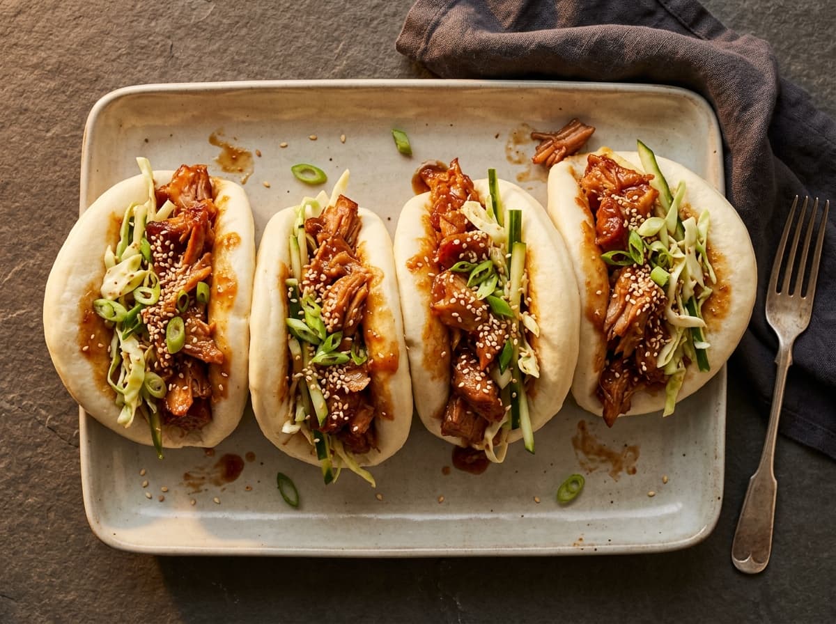 Sticky Char Siu Bao Buns