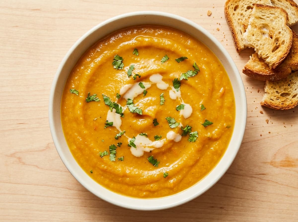 Sweet Potato & Coconut Soup - other dinner recipe