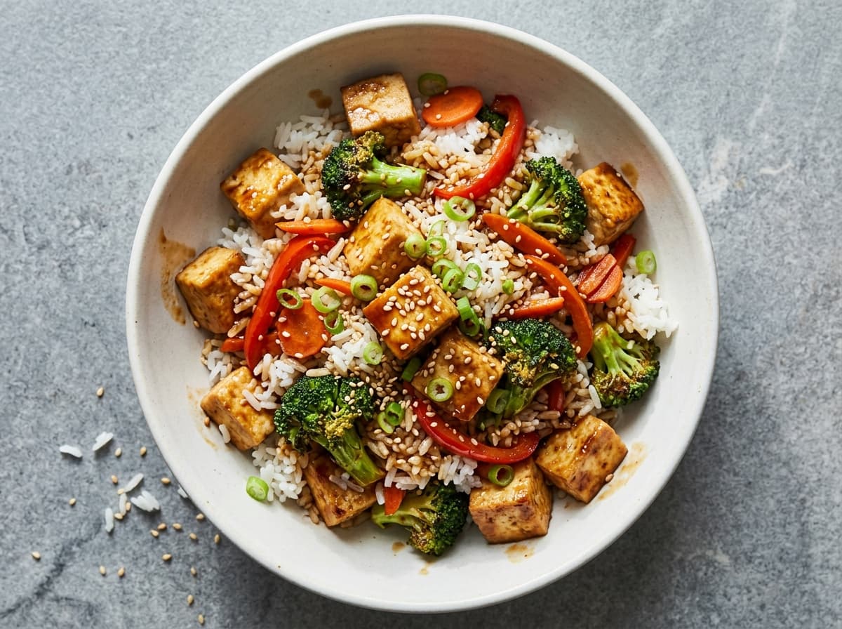 Teriyaki Tofu & Vegetable Bowl