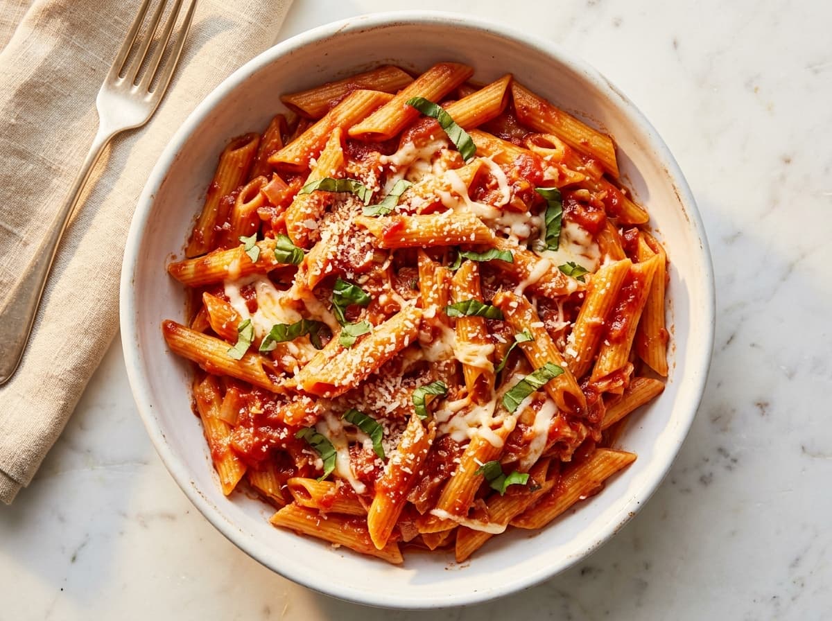 Tomato Mozzarella Penne