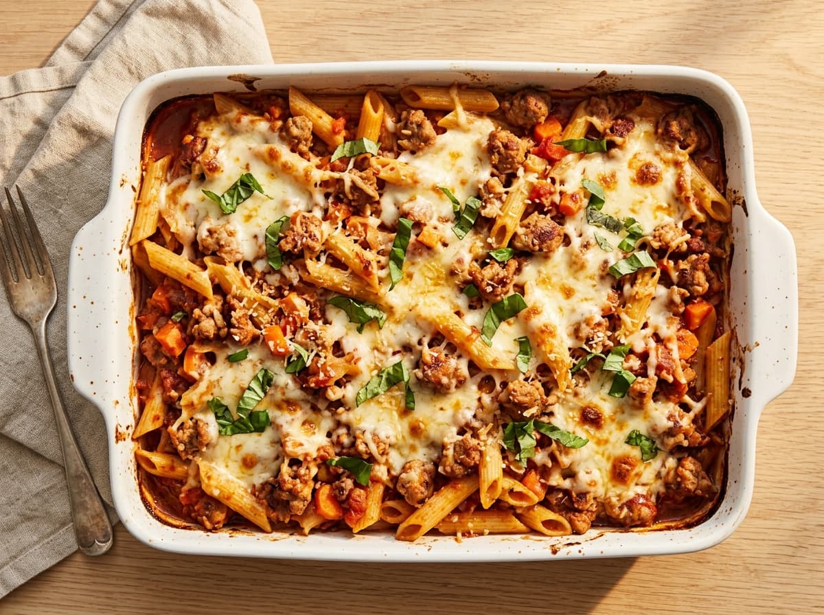 Turkey Bolognese Bake - italian dinner recipe