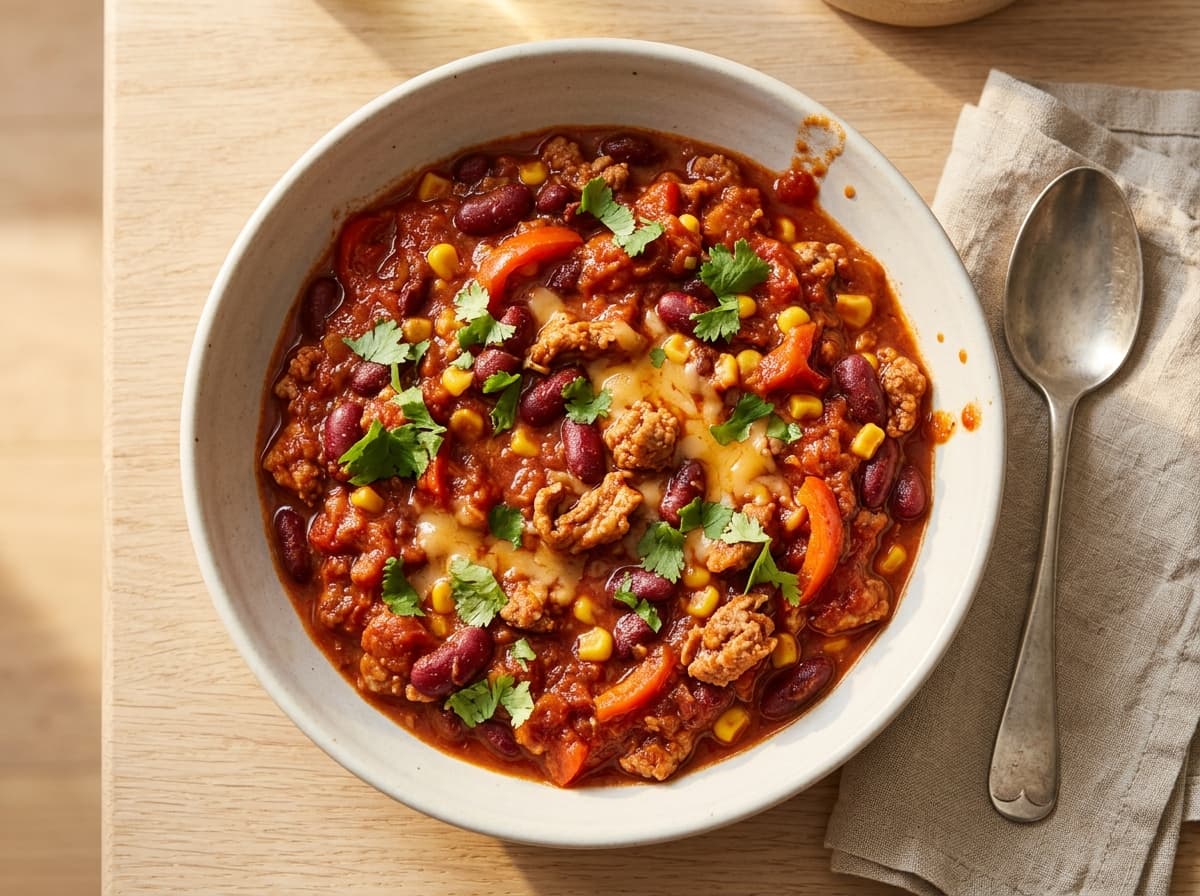 Turkey Chilli - american dinner recipe