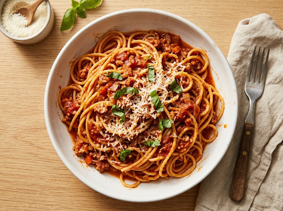 Turkey Mince Bolognese - italian dinner recipe
