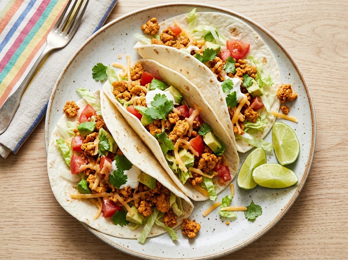 Turkey Mince Tacos - mexican dinner recipe