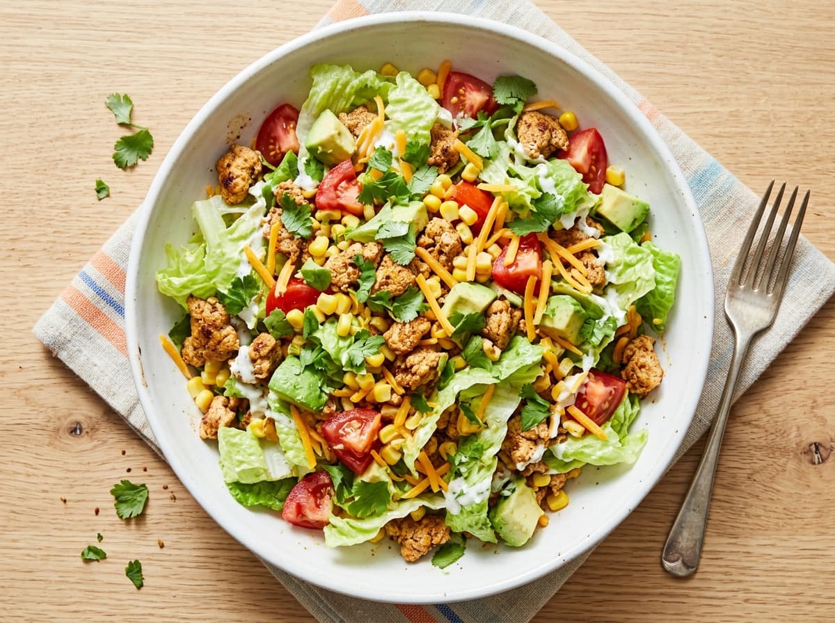 Turkey Taco Salad - mexican dinner recipe