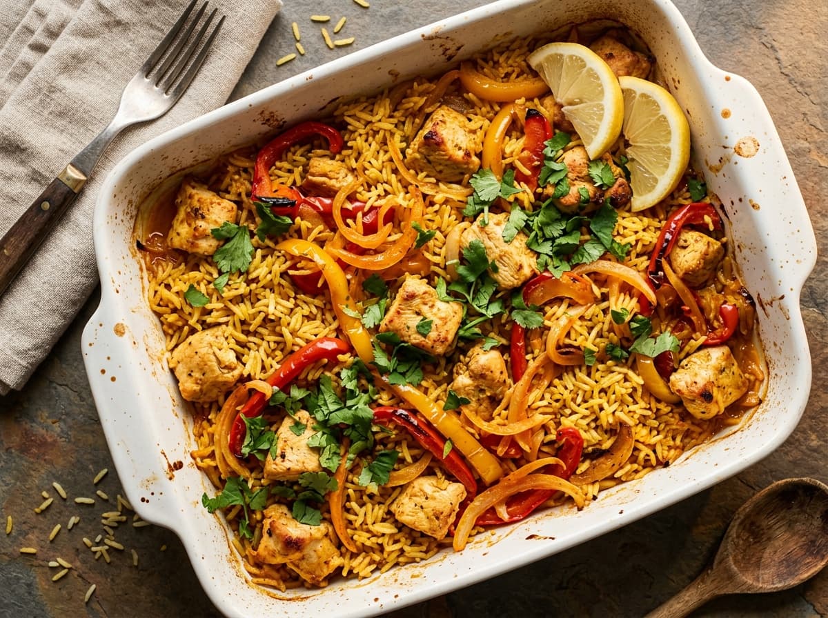 Turkey Tikka Traybake - indian dinner recipe