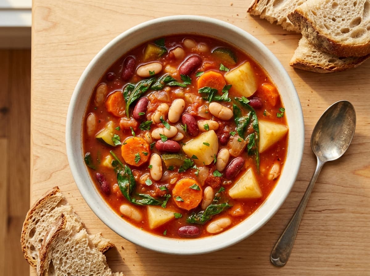 Vegetable Bean Soup - american dinner recipe