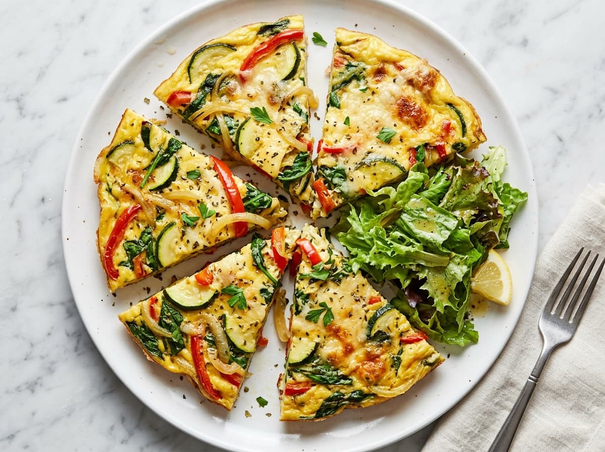 Vegetable Frittata - italian dinner recipe