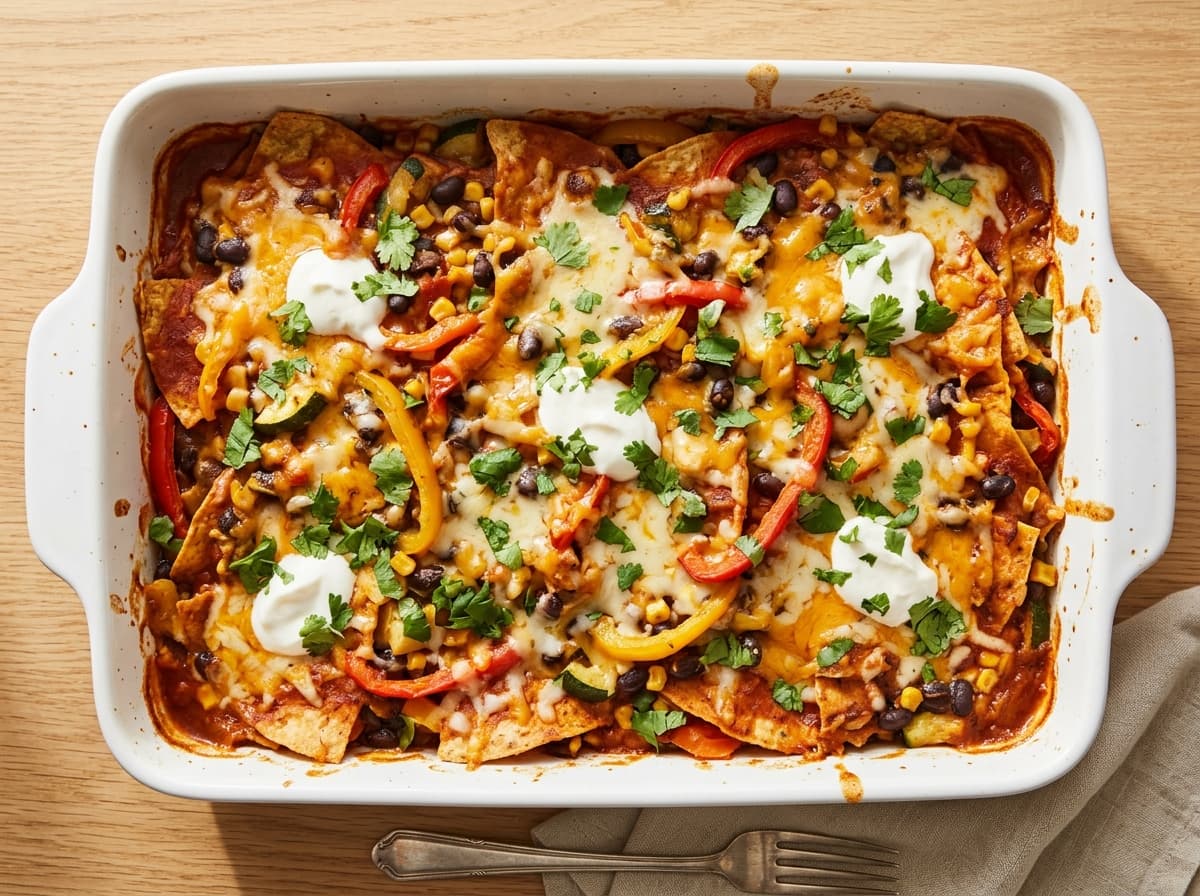Veggie Enchilada Bake